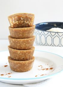 fudgy tahini bites