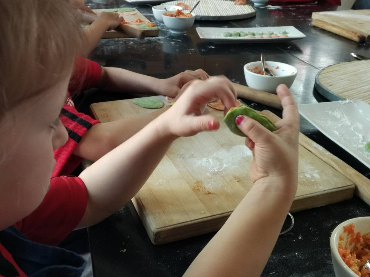 Making Dumplings Hutong Scarvenger Hunt