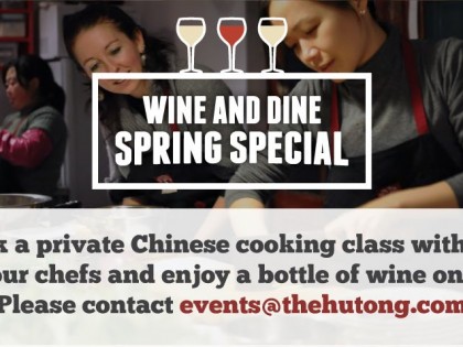 Wine and Dine Spring Special